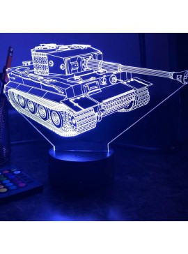 Intra απο ξύλο plywood 3mm-4mm πάχος – ξύλο χαρακτικής λάμπας 3D οπτικής ψευδαίσθησης Tank 15x20 cm INTRAVECTRY-MY558255