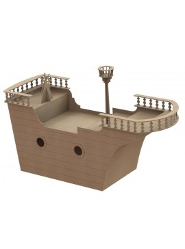 Intra απο ξύλο plywood 3mm-4mm πάχος – Τραπεζάκι σαλονιού σε σχήμα Ξύλινο σκάφος 20x25 cm INTRAVECTRY-MY543832