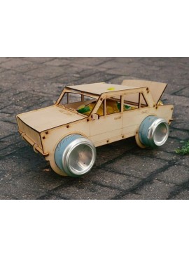 Intra απο ξύλο plywood 3mm-4mm πάχος – Θήκη για δοχεία αναψυκτικού αυτοκινήτου 15x20 cm INTRAVECTRY-MY542494