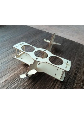 Intra απο ξύλο plywood 3mm-4mm πάχος – Ξύλινη θήκη μπύρας Biplane 10x10 cm INTRAVECTRY-MY542498