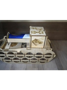 Intra απο ξύλο plywood 3mm-4mm πάχος – Θήκη για δοχεία μπύρας σε σχήμα 12 συσκευασιών 12x15 cm INTRAVECTRY-MY542502