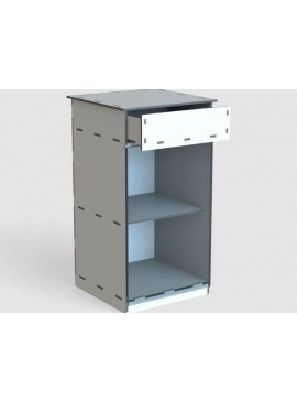 Intra απο ξύλο plywood 3mm-4mm πάχος – Ντουλάπι αποθήκευσης με συρτάρι 10x10 cm INTRAVECTRY-MY542857