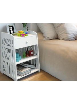 Intra απο ξύλο plywood 3mm-4mm πάχος – Ντουλάπα αποθήκευσης κομοδίνου με ένα συρτάρι 30x30 cm INTRAVECTRY-MY547367