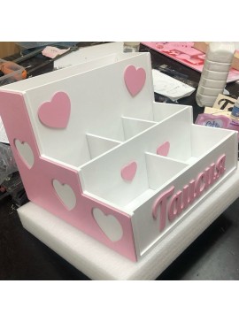 Intra απο ξύλο plywood 3mm-4mm πάχος – Οργανωτής αποθήκευσης γραφείου για κορίτσια 20x25 cm INTRAVECTRY-MY552292