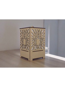 Intra απο ξύλο plywood 3mm-4mm πάχος – Ξύλινο LED Light Box 20x20 cm INTRAVECTRY-MY552154