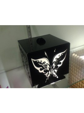 Intra απο ξύλο plywood 3mm-4mm πάχος – Πεταλούδα Ξύλινο Νυχτερινό Light Box 40x40 cm INTRAVECTRY-MY552158