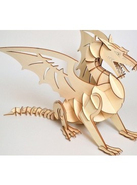 Intra απο ξύλο plywood 3mm-4mm πάχος – Big Ljubljana Dragon Wooden Puzzle 45x50 cm INTRAVECTRY-MY552286