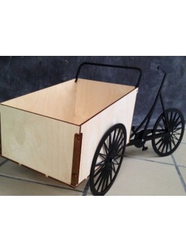 Intra απο ξύλο plywood 3mm-4mm πάχος – ξύλο Christiania Boxcycle Model DXF 15x20 cm INTRAVECTRY-MY552274