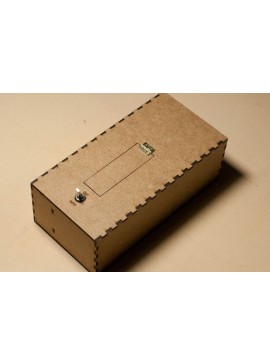 Intra απο ξύλο plywood 3mm-4mm πάχος – Άχρηστο κουτί Leave Me Alone Machine Box 12x15 cm INTRAVECTRY-MY547561