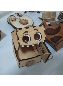 Intra απο ξύλο plywood 3mm-4mm πάχος – Μίνι Monster Candy Box 25x25 cm INTRAVECTRY-MY557072