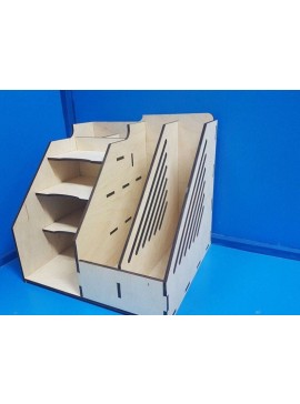 Intra απο ξύλο plywood 3mm-4mm πάχος – ξύλο Φακέλων Ράφι με Ράφια ξύλο Οργανωτή γραφείου 40x45 cm INTRAVECTRY-MY547671