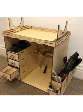 Intra απο ξύλο plywood 3mm-4mm πάχος – Latina Compact Workshop Tool Organizer ξύλο 10x10 cm INTRAVECTRY-MY551384