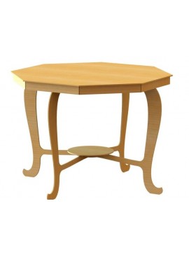 Intra απο ξύλο plywood 3mm-4mm πάχος – Οκτάγωνο ξύλο πλευρικού τραπεζιού 40x40 cm INTRAVECTRY-MY560220