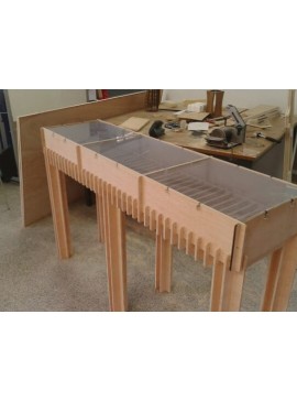 Intra απο ξύλο plywood 3mm-4mm πάχος – ξύλο Ξύλινου Επιτραπέζιου Εκθέτη 20x25 cm INTRAVECTRY-MY560226