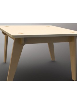 Intra απο ξύλο plywood 3mm-4mm πάχος – ξύλο Ξύλινου Τετράγωνου Τραπεζιού 25x25 cm INTRAVECTRY-MY560227