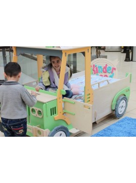 Σετ των 2 Intra απο ξύλο plywood 3mm-4mm πάχος – Ξύλινο Παιδικό Κρεβάτι Pickup Truck 10x10 cm INTRAVECTRY-MY554791