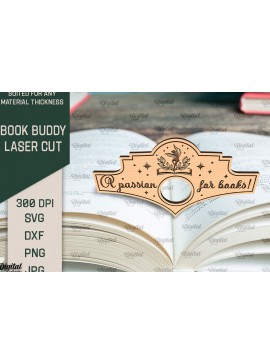 Σετ των 2 Intra απο ξύλο plywood 3mm-4mm πάχος Βιβλίο Buddy . Κάτοχος σελίδας βιβλίου Δίασταση 30x20 cm INTRAFABR-94902159