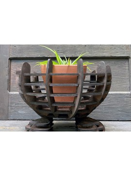 Intra απο ξύλο plywood 3mm-4mm πάχος Μπολ με Πόδια Δίασταση 30x20 cm INTRAFABR-38886436