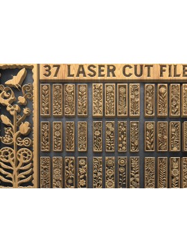 Intra απο ξύλο plywood 3mm-4mm πάχος Πάνελ κοπής με λέιζερ Floral Butterfly Δίασταση 3200x7200 cm INTRAFABR-124781737