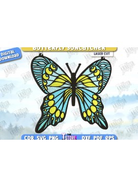 Intra απο ξύλο plywood 3mm-4mm πάχος Suncatcher πεταλούδας | CNC Δίασταση 30x20 cm INTRAFABR-123766015