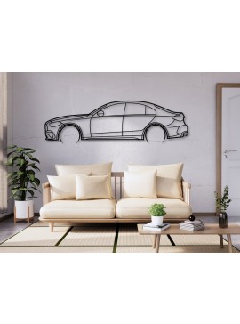 Σετ των 2 Intra απο ξύλο plywood 3mm-4mm πάχος C-class W206 Car Silhouette Δίασταση 15x15 cm INTRAFABR-110752422