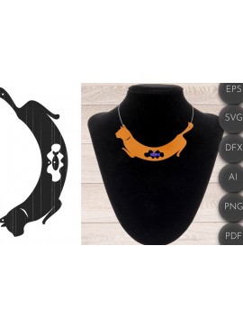 Σετ των 2 Intra απο ξύλο plywood 3mm-4mm πάχος Κολιέ γάτα Κρεμαστό  Κοπής Δίασταση 20x20 cm INTRAFABR-35301281