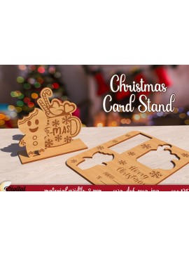 Σετ των 3 Intra απο ξύλο plywood 3mm-4mm πάχος Χριστουγεννιάτικη διακόσμηση σπιτιού Δίασταση 15x15 cm INTRAFABR-79597860