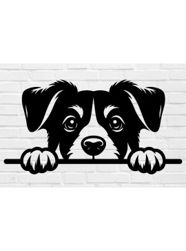 Intra απο ξύλο plywood 3mm-4mm πάχος – Peeking Cat Laser Design Δίασταση  40x30 cm INTRAFABR-97404275