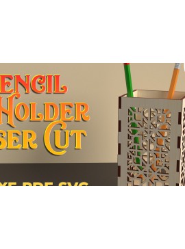 Intra απο ξύλο plywood 3mm-4mm πάχος – Στυλόθήκη με Design 08 Δίασταση  40x30 cm INTRAFABR-73932366