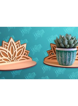 Intra απο ξύλο plywood 3mm-4mm πάχος – Ράφι τοίχου φυτών | Θήκη για γλάστρα Δίασταση  40x30 cm INTRAFABR-95973073