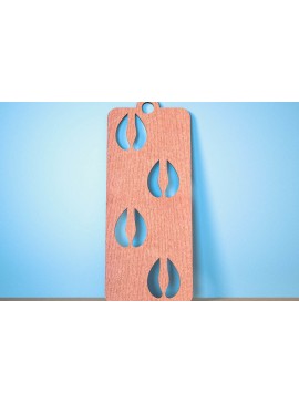 Σετ των 2 Intra απο ξύλο plywood 3mm-4mm πάχος – Santa Boot Stencil | Χριστούγεννα Δίασταση  20x20 cm INTRAFABR-74931180