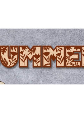 Intra απο ξύλο plywood 3mm-4mm πάχος – Πρότυπο πολυστρωματικού πίνακα τοίχου SUMMER Δίασταση  40x30 cm INTRAFABR-102322813