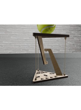 Σετ των 2 Intra απο ξύλο plywood 3mm-4mm πάχος – Αρχεία αποκοπής με λέιζερ πίνακα Tensegrity Δίασταση  20x20 cm INTRAFABR-120037249