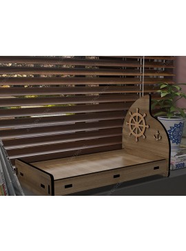 Σετ των 2 Intra απο ξύλο plywood 3mm-4mm πάχος – Αρχεία κοπής με λέιζερ κρεβατιού για νήπια Δίασταση  20x20 cm INTRAFABR-39075267