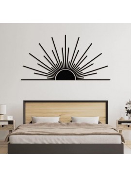 Intra απο ξύλο plywood 3mm-4mm πάχος - Διακόσμηση τοίχου Sunrise Δίασταση 30x30 cm Intraeaxys-67weznl7