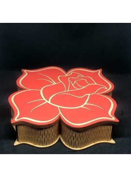 Intra απο ξύλο plywood 3mm-4mm πάχος - Κουτί δώρου Ξύλινο τριαντάφυλλο 3mm Δίασταση 30x30 cm Intraeaxys-eo20g0m7