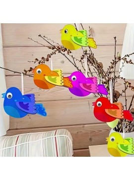Intra απο ξύλο plywood 3mm-4mm πάχος - Ξύλινα 3D Πουλιά για Παιδιά Τέχνες και Χειροτεχνίες Ανεμοδαράδες Δίασταση 30x30 cm Intraeaxys-ro66d52o