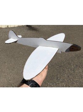Intra απο ξύλο plywood 3mm-4mm πάχος - Balsa Spitfire Glider Δίασταση 30x30 cm Intraeaxys-eo2yq041