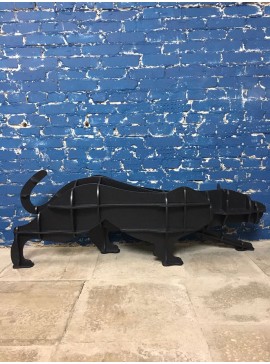 Intra απο ξύλο plywood 3mm-4mm πάχος - Έπιπλα πάνελ για βιβλιοθήκες Puma Panther Cheetah Shelf Animal Δίασταση 30x30 cm Intraeaxys-6o3yldr7