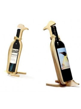 Intra απο ξύλο plywood 3mm-4mm πάχος - Θήκη κρασιού Penguin Δίασταση 30x30 cm Intraeaxys-qom6mv81