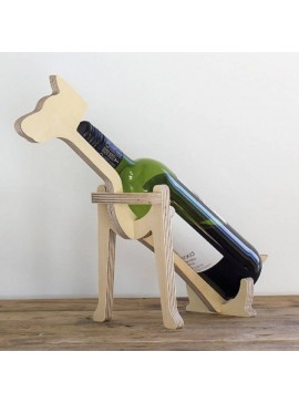 Intra απο ξύλο plywood 3mm-4mm πάχος - Αρχείο PDF Θήκη Μπουκαλιού Κρασιού Dog 10mm Δίασταση 30x30 cm Intraeaxys-qommylko