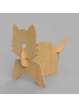 Intra απο ξύλο plywood 3mm-4mm πάχος - Ξύλινο ντεκόρ γάτας Δίασταση 30x30 cm Intraeaxys-67wl0pm1