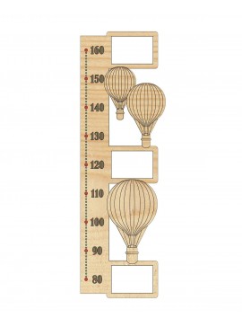 Intra απο ξύλο plywood 3mm-4mm πάχος - Εξατομικευμένο διάγραμμα ανάπτυξης παιδιών με κορνίζες Παιδικό διάγραμμα ύψους σταδιόμετρο Δίασταση 30x30 cm Intraeaxys-lopqkz57