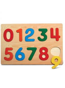 Intra απο ξύλο plywood 3mm-4mm πάχος - Ξύλινο παζλ με μανταλάκια για νήπια Number Jigsaw Toys Educational Raised Puzzle Δίασταση 30x30 cm Intraeaxys-e1gkqvdo