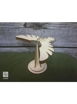 Intra απο ξύλο plywood 3mm-4mm πάχος - Πρότυπο εξισορρόπησης πουλιών Δίασταση 30x30 cm Intraeaxys-eo20k447