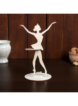 Intra απο ξύλο plywood 3mm-4mm πάχος - Θήκη χαρτοπετσέτας μπαλαρίνας Δίασταση 30x30 cm Intraeaxys-67wlxx81