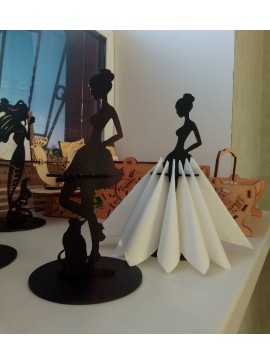 Intra απο ξύλο plywood 3mm-4mm πάχος - Θήκη για χαρτοπετσέτα Lady Δίασταση 30x30 cm Intraeaxys-joedqd51