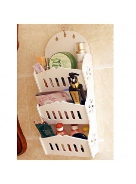 Intra απο ξύλο plywood 3mm-4mm πάχος - Κρεμαστό ράφι μπάνιου 3 επιπέδων Δίασταση 30x30 cm Intraeaxys-91jdr0g1