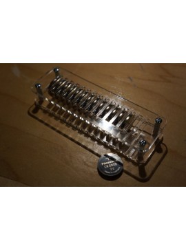 Intra απο ξύλο plywood 3mm-4mm πάχος - CR2032 Θήκη κελιών νομισμάτων Δίασταση 30x30 cm Intraeaxys-voq28x5o