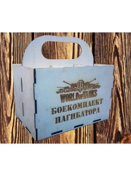 Intra απο ξύλο plywood 3mm-4mm πάχος - World Of Tanks Beer Caddy Δίασταση 30x30 cm Intraeaxys-p7ym63r7